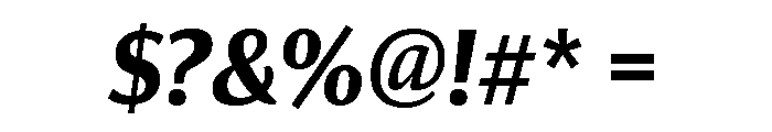 Collier Sans Compressed Bold Italic Font OTHER CHARS
