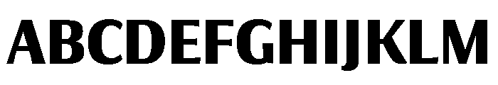 Collier Sans Compressed Bold Font UPPERCASE