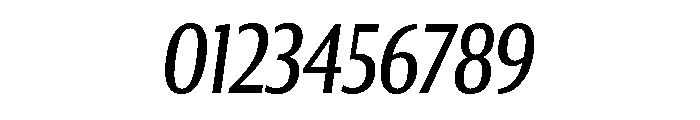 Collier Sans Compressed Book Italic Font OTHER CHARS