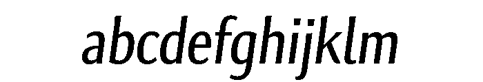 Collier Sans Compressed Book Italic FONT