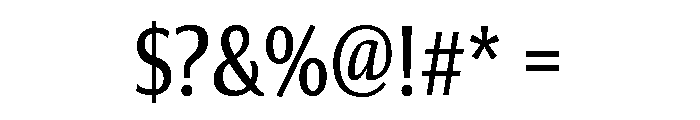 Collier Sans Compressed Book Font OTHER CHARS
