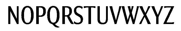Collier Sans Compressed Book Font UPPERCASE