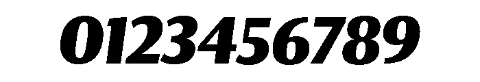 Collier Sans Compressed Extra Bold Italic Font OTHER CHARS