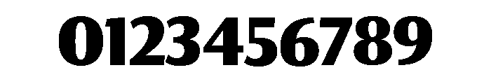 Collier Sans Compressed Extra Bold Font OTHER CHARS