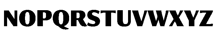 Collier Sans Compressed Extra Bold Font UPPERCASE