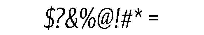 Collier Sans Compressed Extra Light Italic Font OTHER CHARS