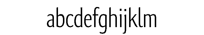 Collier Sans Compressed Extra Thin FONT