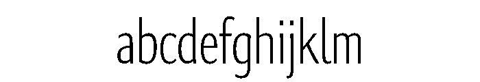 Collier Sans Compressed Hairline FONT