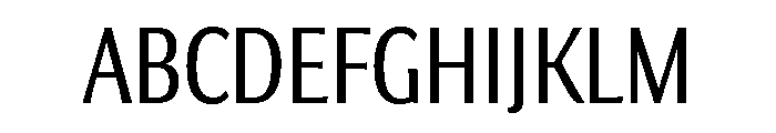 Collier Sans Compressed Light Font UPPERCASE