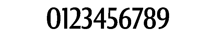 Collier Sans Compressed Regular Font OTHER CHARS