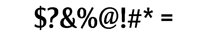 Collier Sans Compressed Semi Bold Font OTHER CHARS