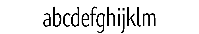 Collier Sans Compressed Thin FONT