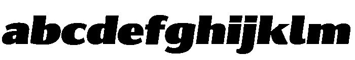 Collier Sans Compressed Ultra Italic FONT