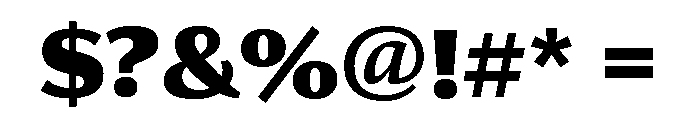 Collier Sans Condensed Black Font OTHER CHARS