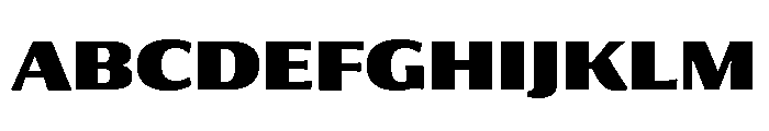 Collier Sans Condensed Black Font UPPERCASE