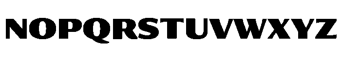 Collier Sans Condensed Black Font UPPERCASE