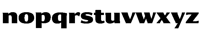 Collier Sans Condensed Black Font LOWERCASE