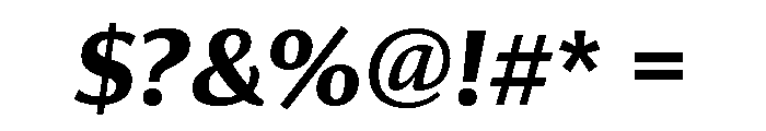Collier Sans Condensed Bold Italic Font OTHER CHARS