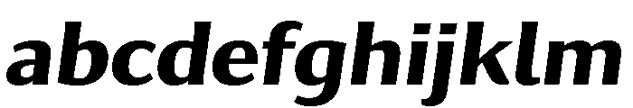 Collier Sans Condensed Bold Italic FONT
