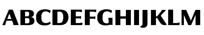 Collier Sans Condensed Bold Font UPPERCASE