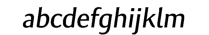 Collier Sans Condensed Book Italic FONT