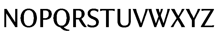 Collier Sans Condensed Book Font UPPERCASE
