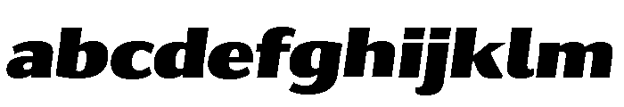 Collier Sans Condensed Extra Black Italic FONT