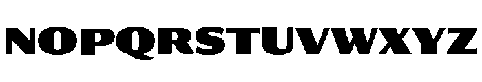 Collier Sans Condensed Extra Black Font UPPERCASE