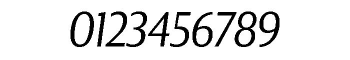 Collier Sans Condensed Extra Light Italic Font OTHER CHARS