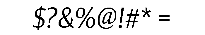 Collier Sans Condensed Extra Light Italic Font OTHER CHARS