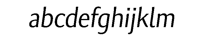 Collier Sans Condensed Extra Light Italic FONT