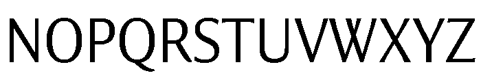 Collier Sans Condensed Extra Light Font UPPERCASE