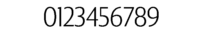 Collier Sans Condensed Extra Thin Font OTHER CHARS