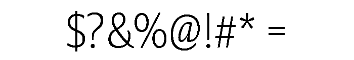 Collier Sans Condensed Hairline Font OTHER CHARS