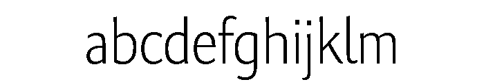 Collier Sans Condensed Hairline FONT