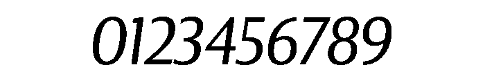 Collier Sans Condensed Light Italic Font OTHER CHARS