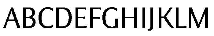 Collier Sans Condensed Light Font UPPERCASE