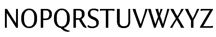 Collier Sans Condensed Light Font UPPERCASE
