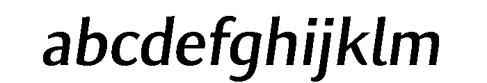 Collier Sans Condensed Regular Italic FONT