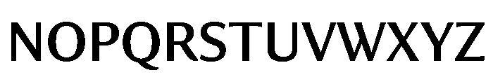 Collier Sans Condensed Regular Font UPPERCASE