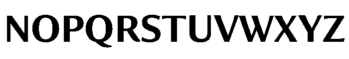 Collier Sans Condensed Semi Bold Font UPPERCASE