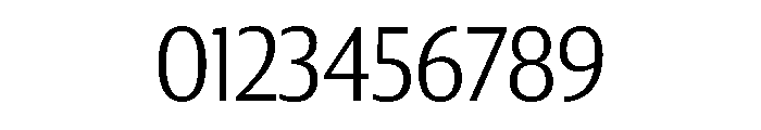 Collier Sans Condensed Thin Font OTHER CHARS