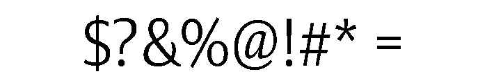 Collier Sans Condensed Thin Font OTHER CHARS