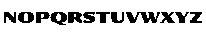 Collier Sans Extended Black Font UPPERCASE