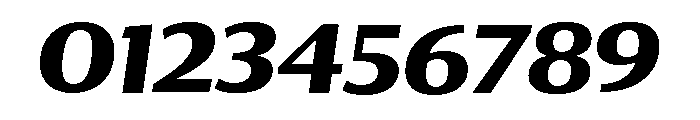 Collier Sans Extended Bold Italic Font OTHER CHARS