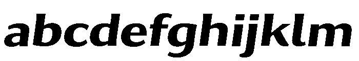 Collier Sans Extended Bold Italic FONT