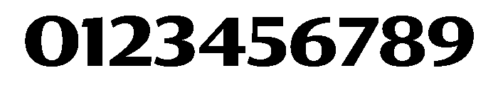 Collier Sans Extended Bold Font OTHER CHARS