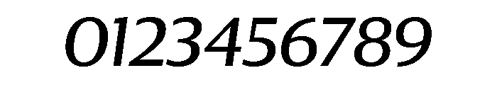 Collier Sans Extended Book Italic Font OTHER CHARS