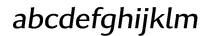 Collier Sans Extended Book Italic FONT