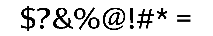 Collier Sans Extended Book Font OTHER CHARS